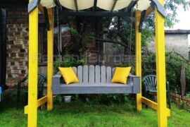 Изработка на дървена люлка